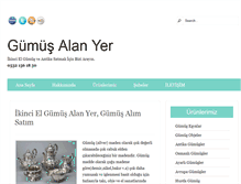 Tablet Screenshot of gumusalanlar.com